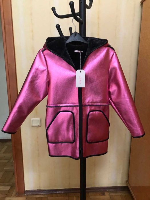 Куртка нова дублянка для маленької модниці Billieblush Франція, р. 138