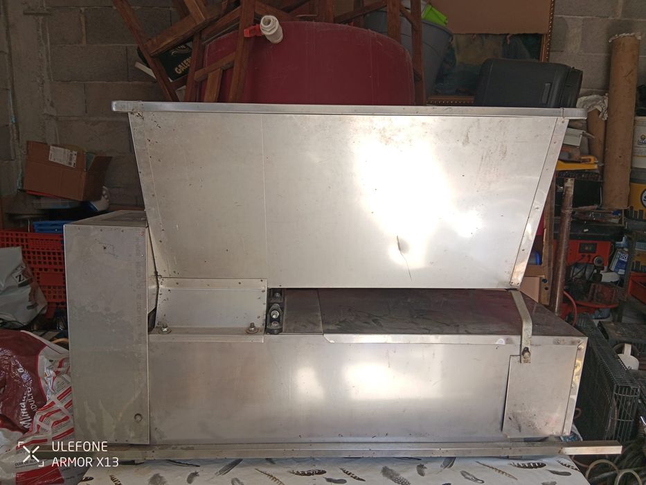 Esmagador uvas inox com separador de engaços