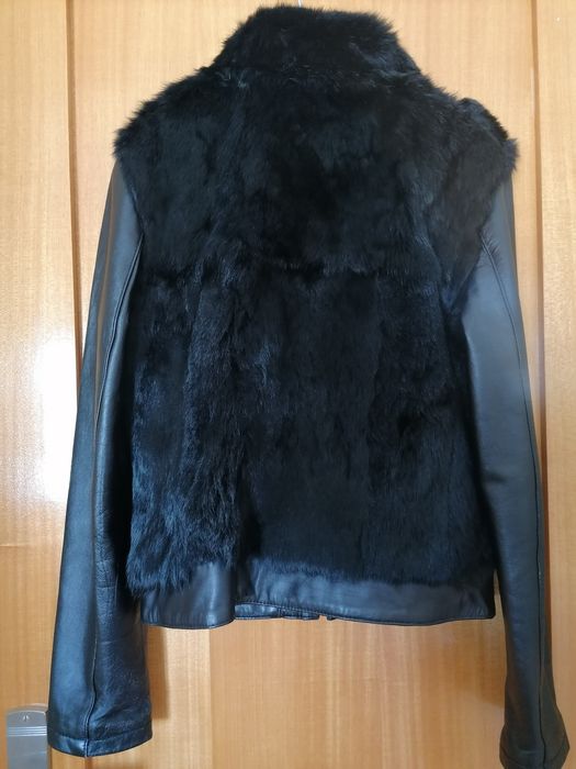 Casaco pele e pêlo