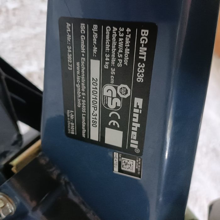 Motoenxada einhell