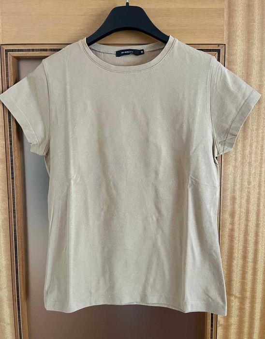 T-shirt bege senhora - Tamanho M