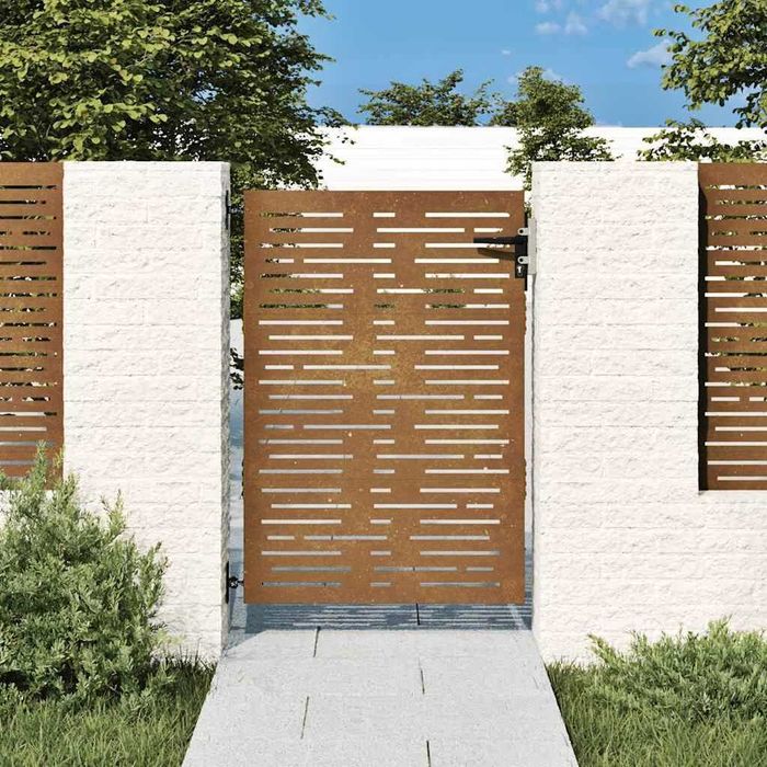 Portão em Aço Corten