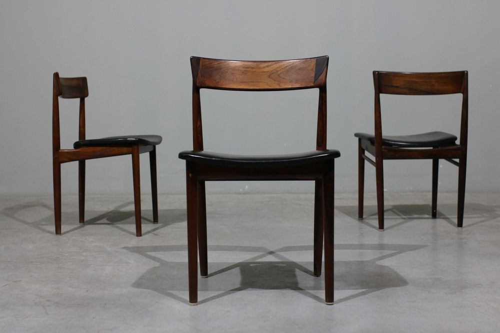Conjunto de 6 cadeiras Henry Rosengren Hansen em pau santo