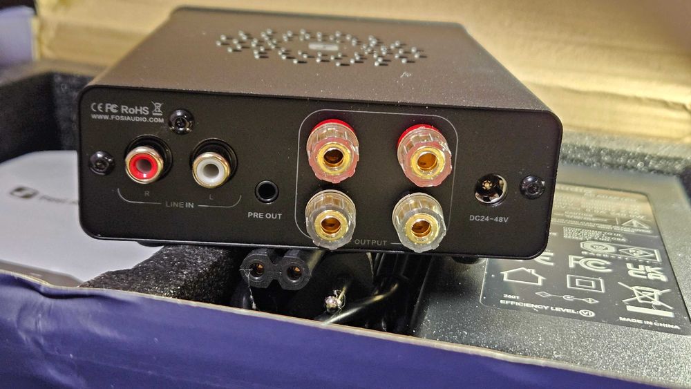 Стерео підсилювач звуку Fosi Audio V3 300W *2 TPA3255 + БЖ48V5A D-клас