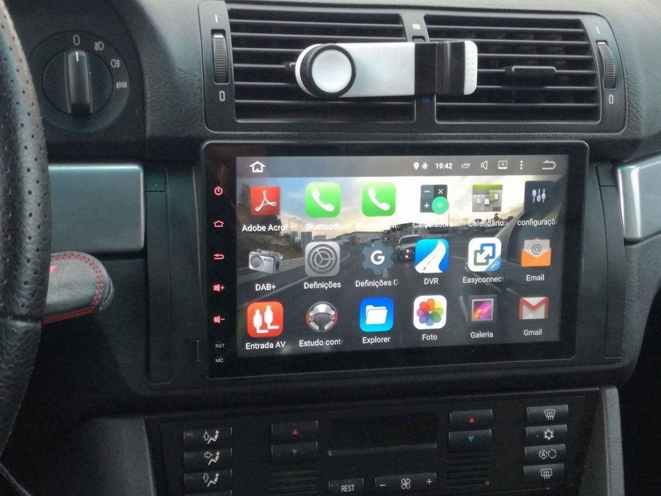 Promoção! Radios novos GPS dvd bluetooth e39 x5 android 9 polegadas