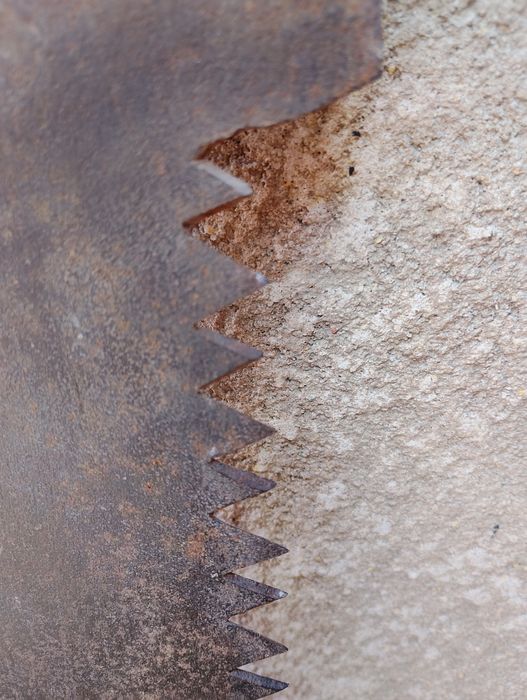 Piła ręczna prosta PRL