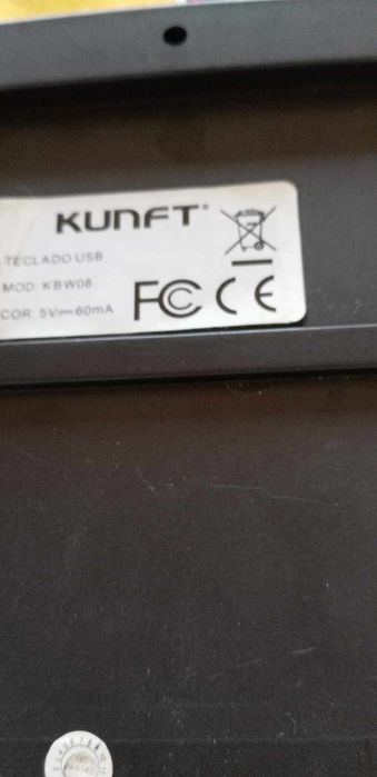 Teclado de fio grande com teclado núnerico da Kunft64862115054594121