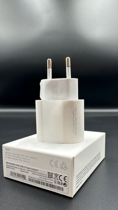 Zestaw Ladowarka 20W + Kabel z oplotem ze tkaniny Usb-C Usb-C 60W 1m