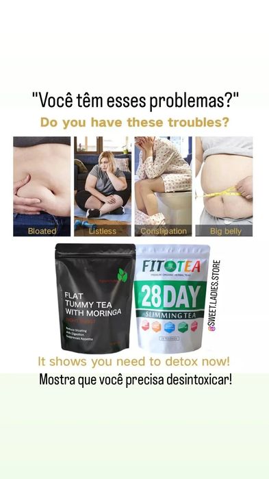 Chá Emagrecimento 28 dias - Fit Tea 28 day