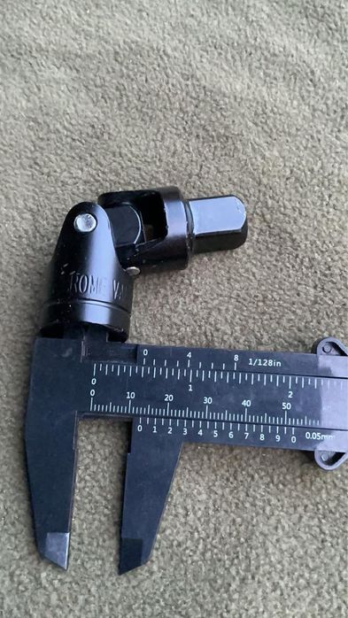 Карданчик удлинитель переходник поворотний 1/2 cr-va