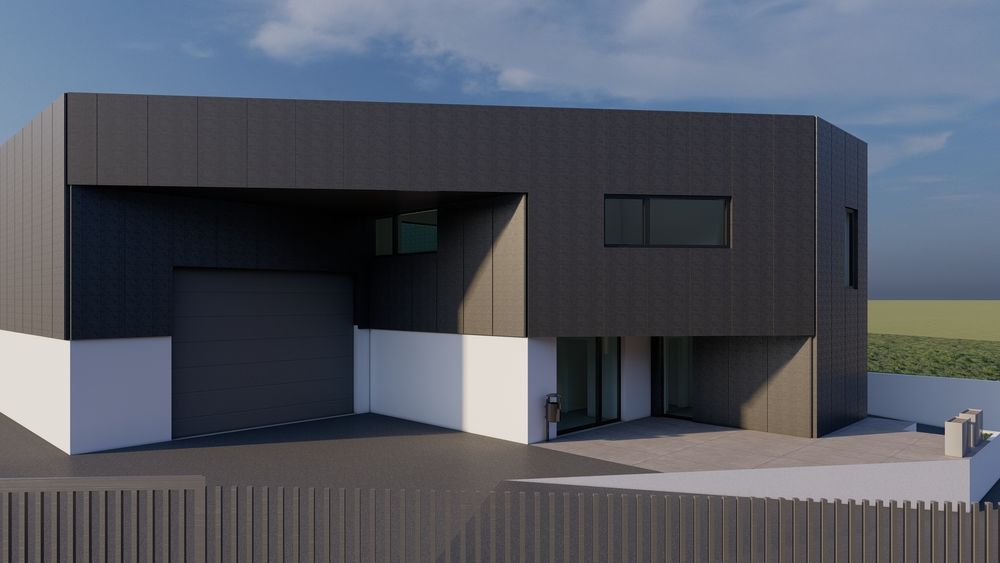 Terreno com projeto pavilhão / armazém aprovado