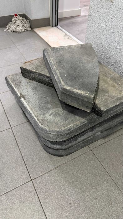 4x Placas Base Guarda-Sol EDYNO 25kg – Hespéride / hôma