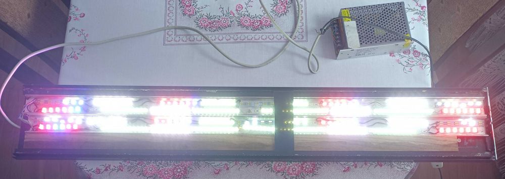 belka oświetlenie LED do akwarium samoróbka 97 cm