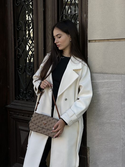 Жіноча сумка гесс Guess Cordelia Shoulder Bag Gold Canvas