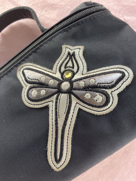 Clutch vintag Longchamp Original preta desenho exclusivo ( como nova )