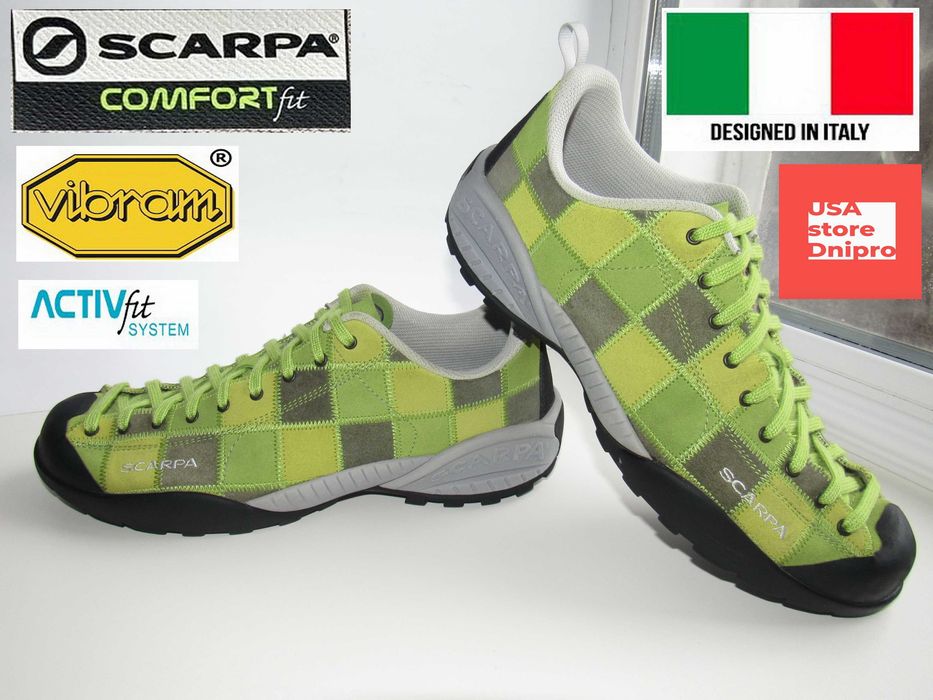 Трекинговые дышащие Scarpa Mojito Patchwork Spring Limited р 43 (28см)