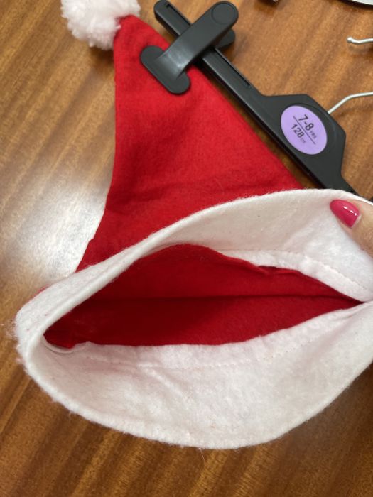 Gorro do Pai Natal para criança - novo