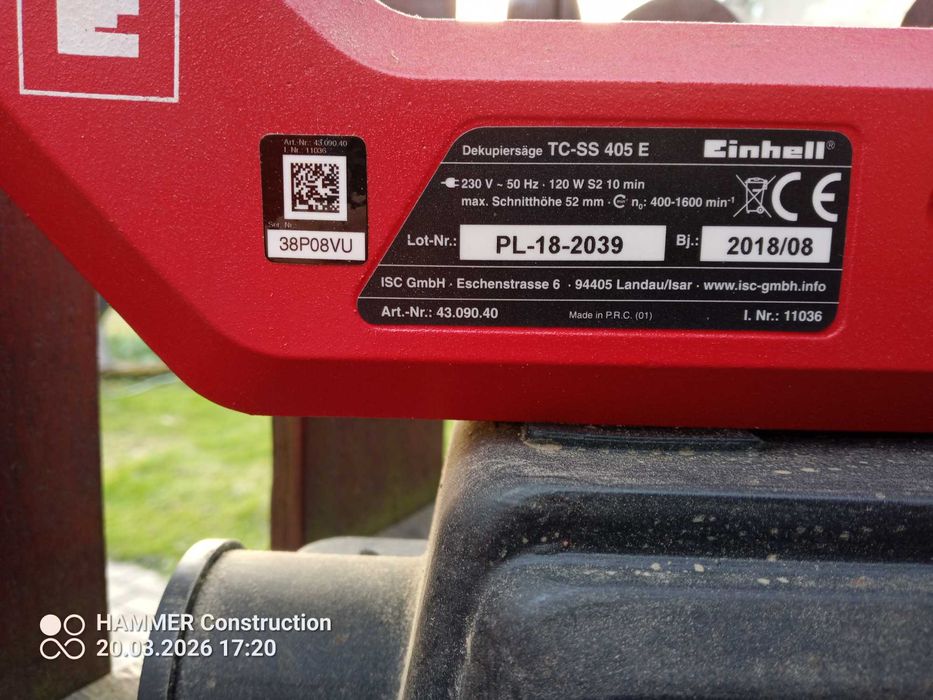 Piła włosowa Einhell