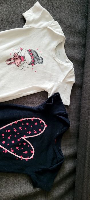 Body 2 pack krotki rękaw rozmiar 86-92
