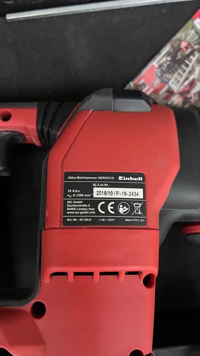 Torna einhell berbequim martelo perfurador bateria
