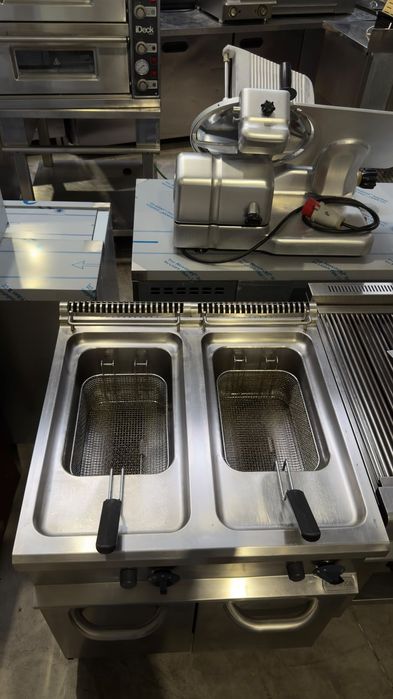 Fritadeira dupla a gás Alpeinox
