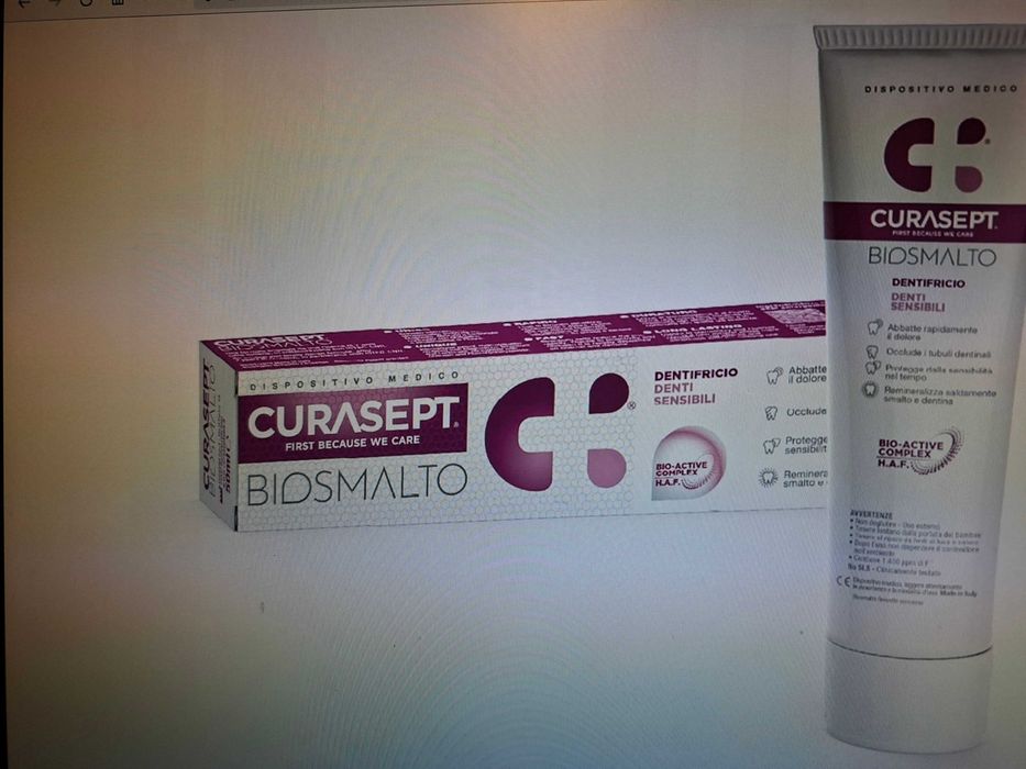 Pasta do zębów CURASEPT Biosmalto sensitive 75 ml  wrażliwe zęby