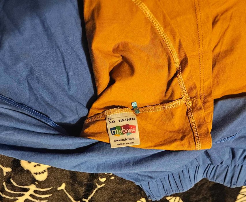 My Basic Karmel-niebieski spódniczka dwustr. Rozm. 110-116, 5-6 lat