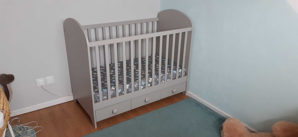 Berço Berco Cinzento GONATT Ikea