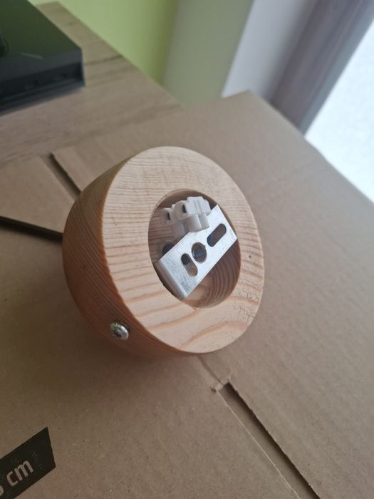 Ręcznie robiona lampa z butelki po winie - Loft/Rustic - Unikatowa!