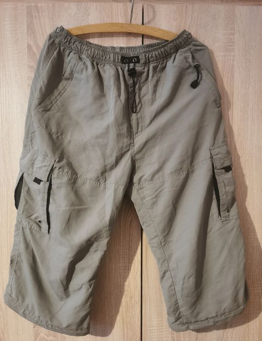 Spodnie 1/2 cargo L beżowe
