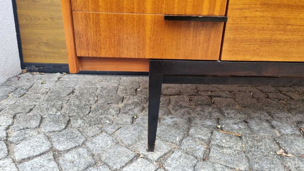 Sideboard Mezulanik Komoda Mid Century Design PRL Czechosłowacja