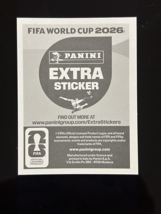 Cromo Extra Mbappé do Mundial 2026