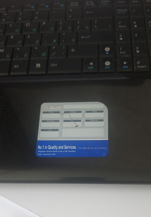 Ноутбук asus  X5