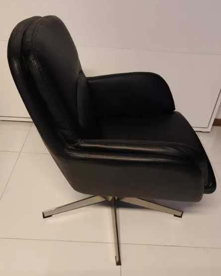 Jysk Fotel Thisted Czarny/Chrom