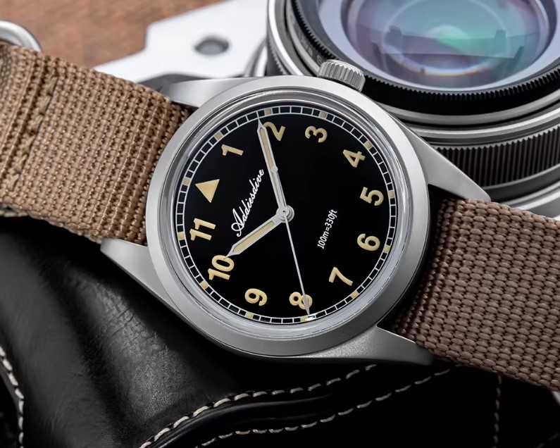 Годинник Військово-польовий тактичний ADDIESDIVE 36mm кварц VH31 WR100 *гарантія