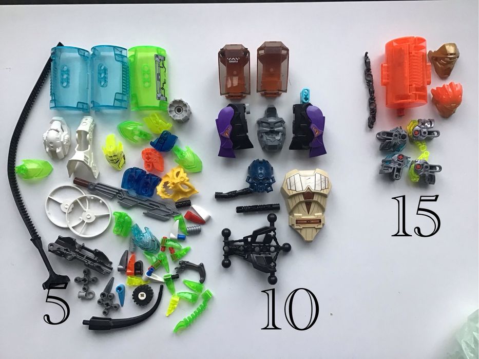 Lego bionicle, детали