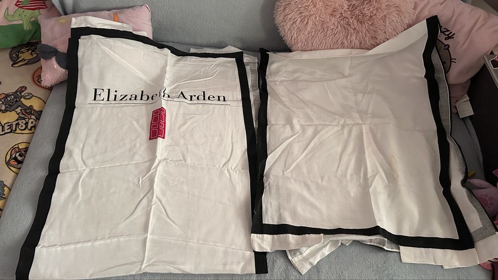 Unikatowe zasłony / firanki Elizabeth Arden (komplet 2 szt.) styl hotelowy