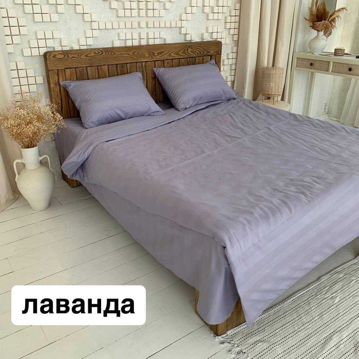 Постільна білизна Страйп сатін (багато кольорів)