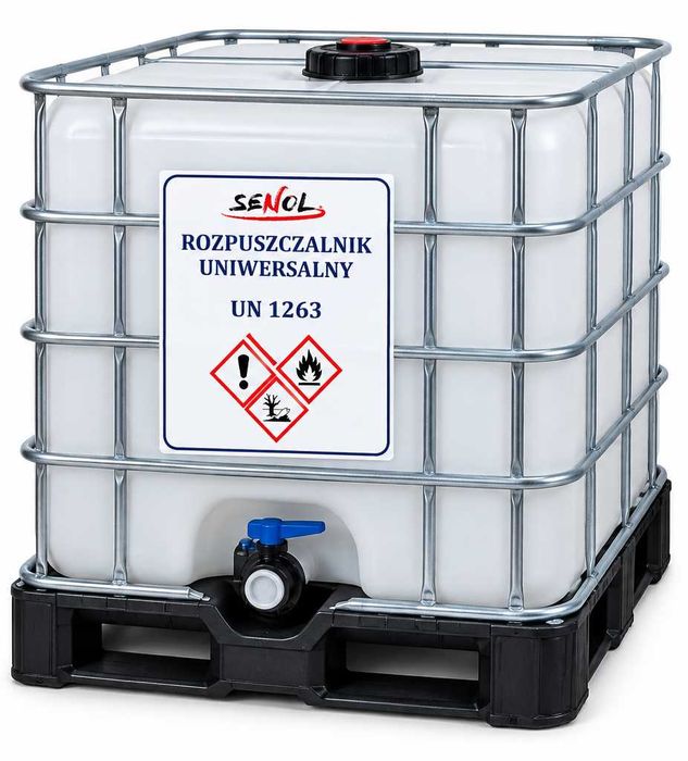 rozpuszczalnik uniwersalny - mauzer 1000 L - 2850 zł netto z transportem (dostępna beczka 200 L)