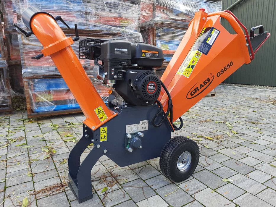 NOWY Rozdrabniacz Rębak Spalinowy GRASS GS650 Mocny 196cc 120mm