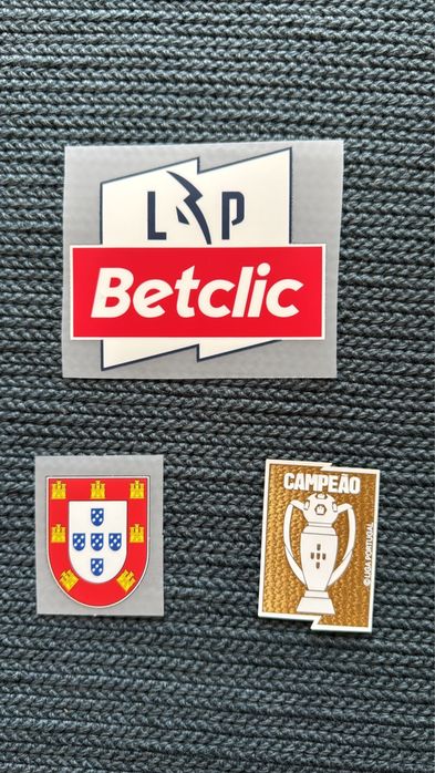 Patchs badge betclic campeao nacional quinas sporting benfica porto
