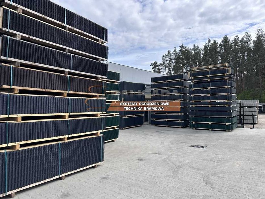 PROMOCJA! OGRODZENIA PANELOWE 4mm | 123 cm + podmurówka 25 | Bydgoszcz