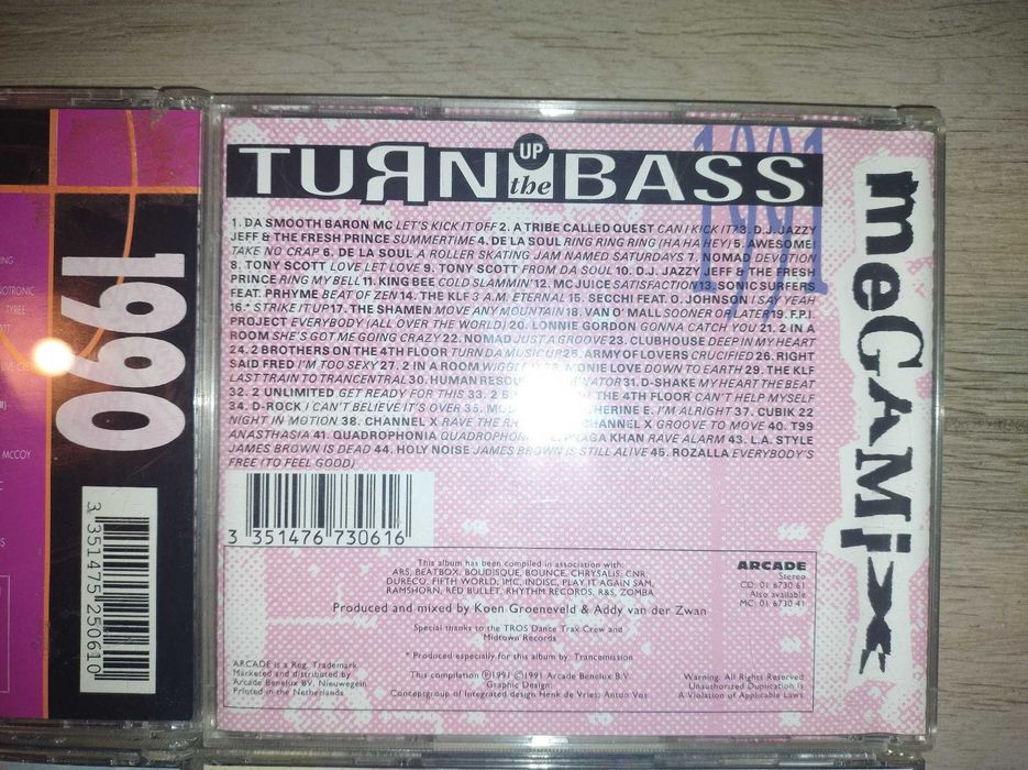Turn Up The Bass 1990 1991 1992 1993 1994 1995 -=UNIKAT=-