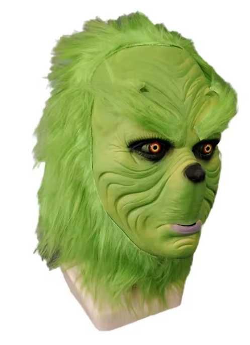 Маска карнавальна Грінча Різдво Новий Рік 2025