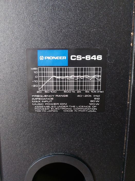 Pioneer CS-646 Bass Flex 120W RMS 8Ω