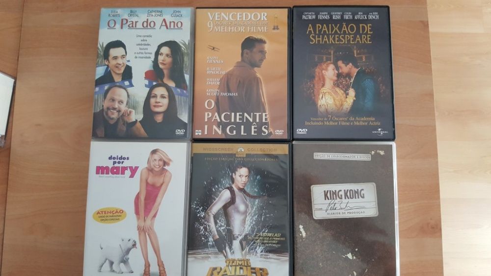 55 DVD's + 1 Video CD de filmes variados