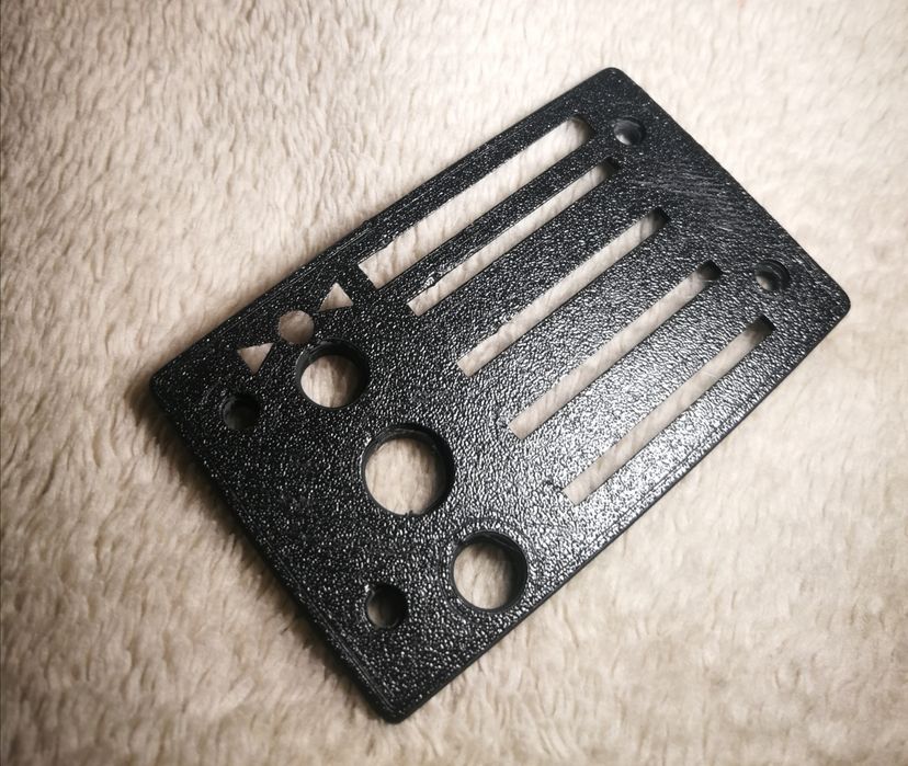 Ibanez Fishman preamp faceplate