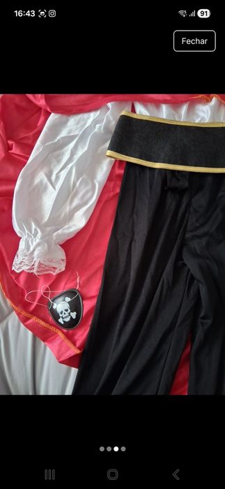 Fato fantasia pirata