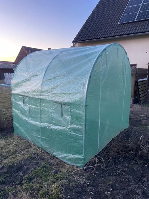 Tunel foliowy, folia na pomidory 2m x 2m