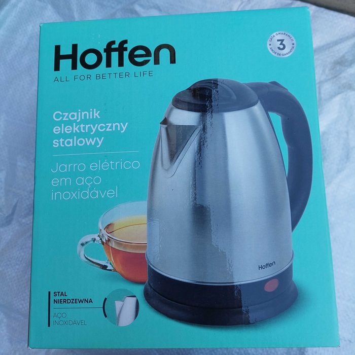 Czajnik elektryczny stalowy nowy